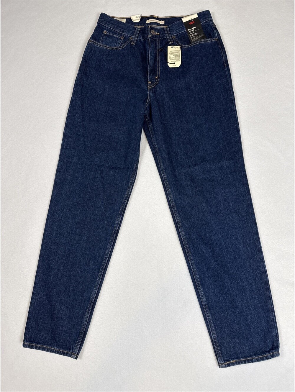 Levi's Premium Women 80s Mom Zip Fly High Rise Tapered Leg Jeans Blue 29x30 NWT